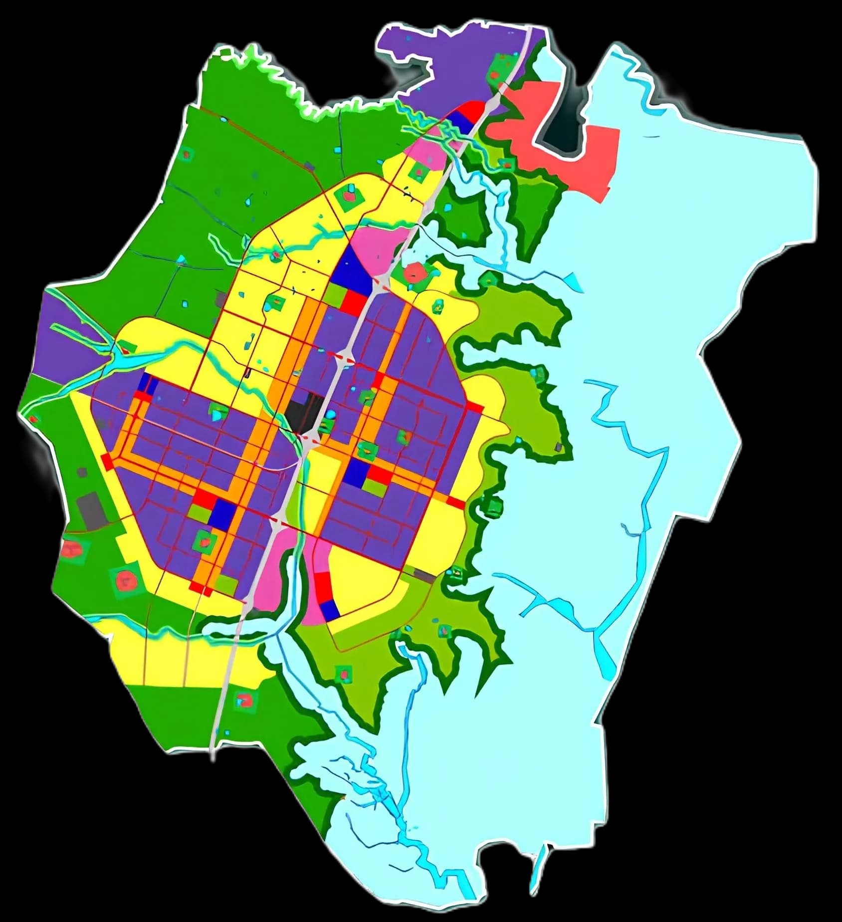 Dholera SIR location map